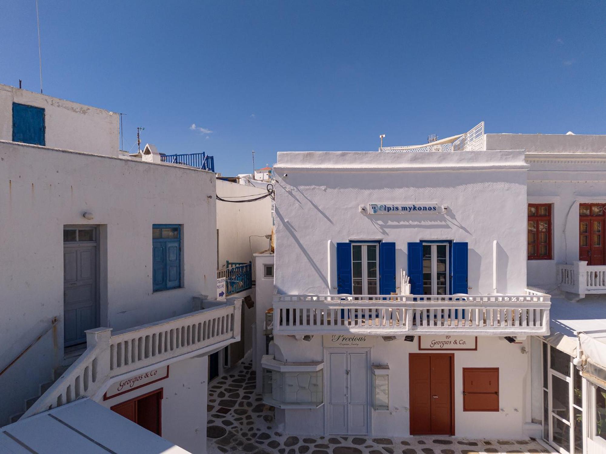 Elpis Mykonos Apartments - Mykonos Town Delos Port 外观 照片