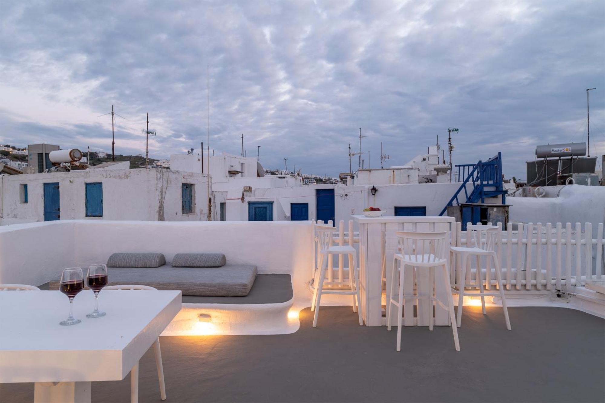 Elpis Mykonos Apartments - Mykonos Town Delos Port 外观 照片
