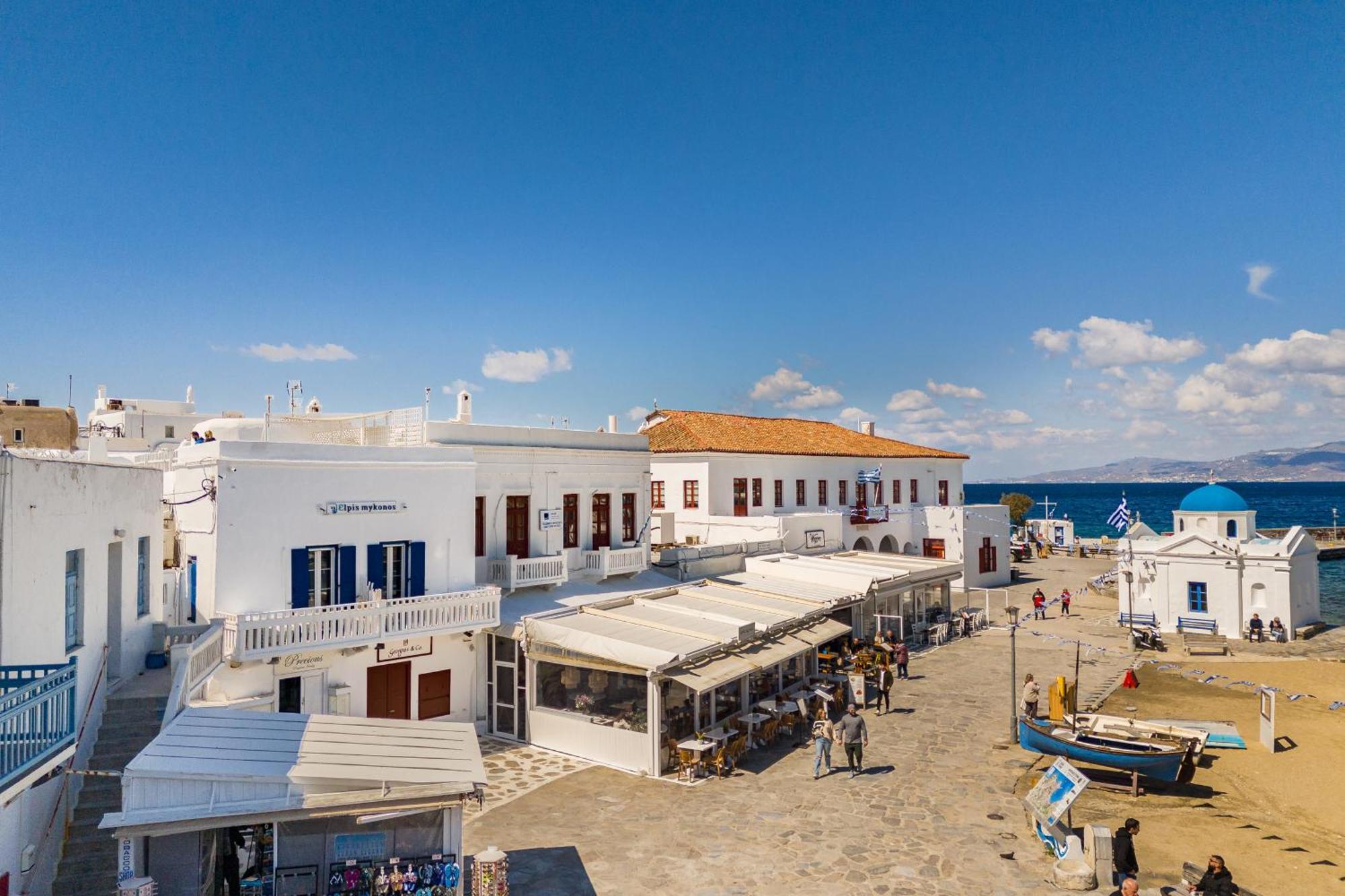 Elpis Mykonos Apartments - Mykonos Town Delos Port 外观 照片
